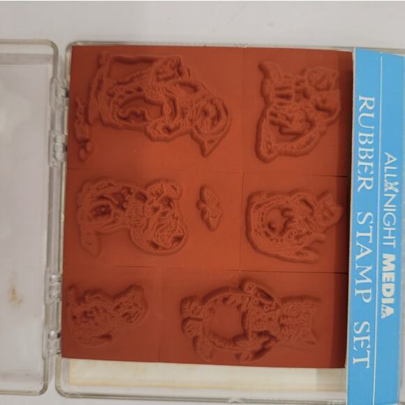 Beatrix Potter Set of 6 Rubber Stamps All Night Media Peter Rabbit‎ 2of3 - Picture 3 of 6